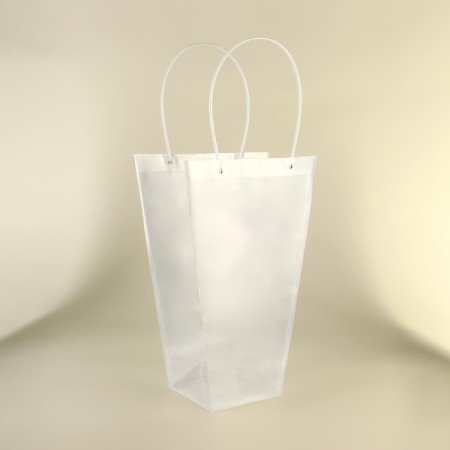 Bag for flowers is transparent, moisture -resistant, 42.5x29x15 cm-1