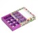 Box under 16 sweets, "flowers" 17.7 x 17.7 x 3.8 cm