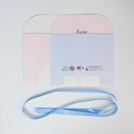 Box for flowers folding "Love", 17 × 13 × 7 cm-3
