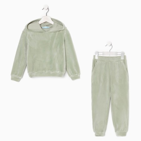 Kid for children (sweatshirt, trousers) KAFTAN "BASIC Line" R.34 (122-128), Green-6