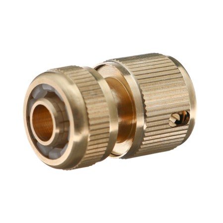 Connector, 1/2 "(12 mm), fast -fast connection, brass, Greengo