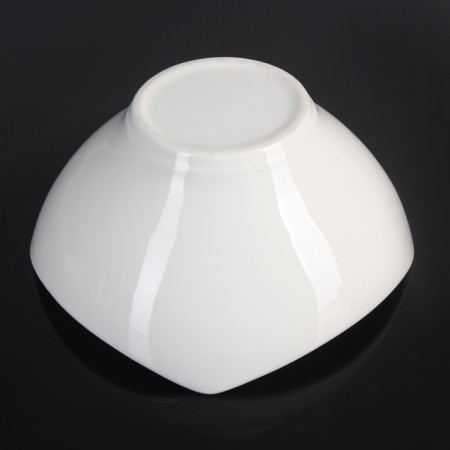 Ceramic Esthet Ceramic salad bowl, 2 l, on a wooden stand-3