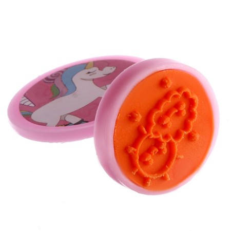 Printing color "unicorns", set 4 pcs., Stamping pillow-3