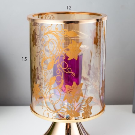 Aromarinet touch "Bouquet" G9 35W gold 12.3x12.3x23.5 cm Risalux-3