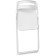 Fold plastic stool, metal/plastic, white 43x46x81 cm