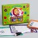 Developing set of writers -asters "Learning to write figures and score", step 1, 20 cards, marker, Masha and the bear