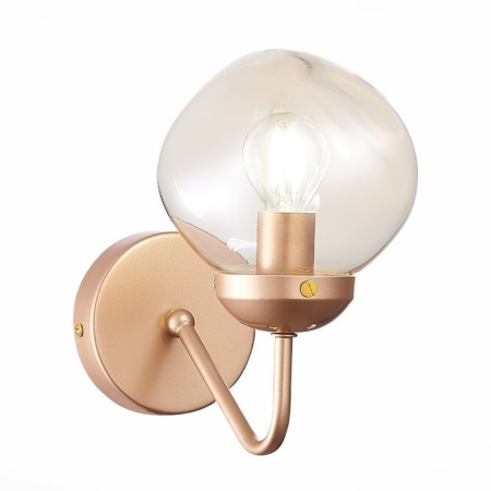 Wall lamp EVOLUCE. Sle155701-01. More. 1x40 W, E14, 12.5x21 cm, golden color