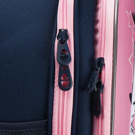 Frame, 36 x 28 x 20 cm, Grizzly, from Plyusha, + keychain, dark blue/pink-8