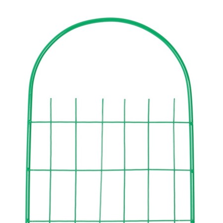 Shpalera, 137 × 30 × 1 cm, metal, green, "narrow mesh"-1