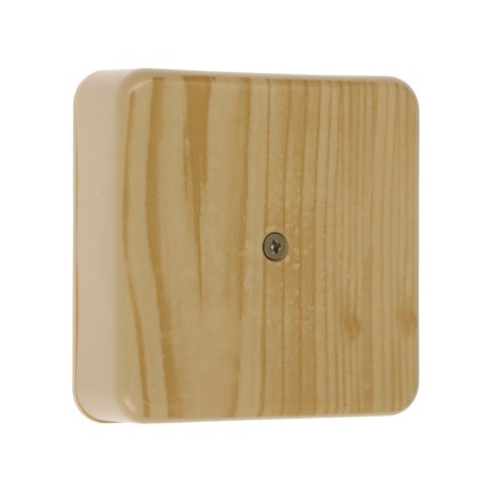 Ringing box for the cable channel Ural Pak, 75x75x20, IP40, Light Wood, KR-513110075