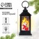 Santa Claus lamp, black, 12.5 x 5.7 cm