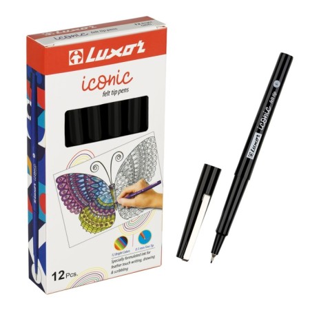 Capillary pen Luxor "Iconic F" Knot 0.5 mm, black ink