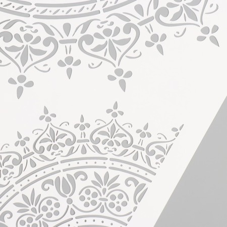 Plastic stencil "Mandala Bolshoi", 22x31 cm-2
