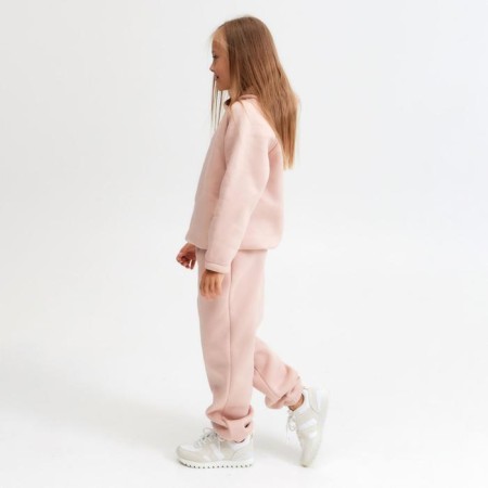 Худи детское MINAKU: Basic Line KIDS цвет пудровый, рост 122-2