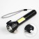 Manual battery flashlight, 7 W, 200 lm, T6, Zoom, 4 modes, USB, 16.5 x 6 cm