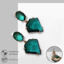 Earrings with rhinestones 