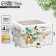 Folding box for 4 cupcakes with the Window "New Year's Miracles", 16 x 16 x 10 cm, New Year