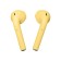 Wireless headphones Luazon i12, TWS, BT 5.0, 35/300 mAh, sensor, matte, yellow
