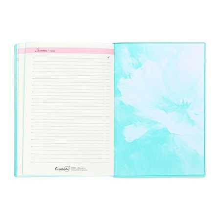 Diary Datir 2025 A6+ 176 Escalada Flower, Soft Okvl, Single Leather, Tis F, Kr BL 70g/M2-14