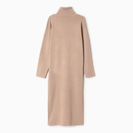 Women's dress, beige color, size 48-50 (One size)-7