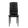 Chair "Quadro", black metal/aero black