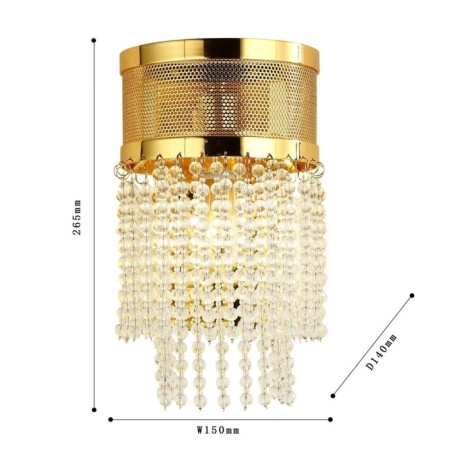 Wall lamp Vertical 150 mm, E14 40W-2