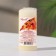 Candle - Aromatic "peach" cylinder, 4x9 cm, 11 hours, 88 g, beige