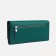 Women's wallet on magnets, green color