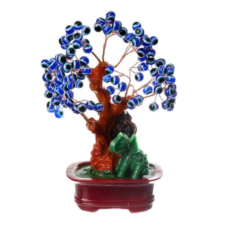 Souvenir "Cash tree with an elephant" 132 Glazika 20x9.5x7.2 cm-4