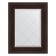 Mirror with engraving in the baguette frame, dark Provence 99 mm, 59x76 cm