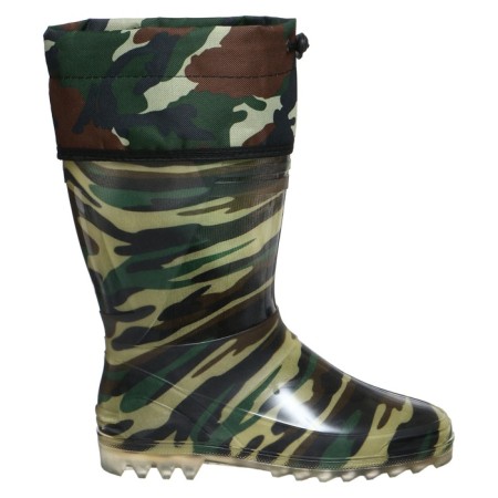 Men's boots S-10RUM, PVC, insulated, camouflage mix, size 40 (255)-4