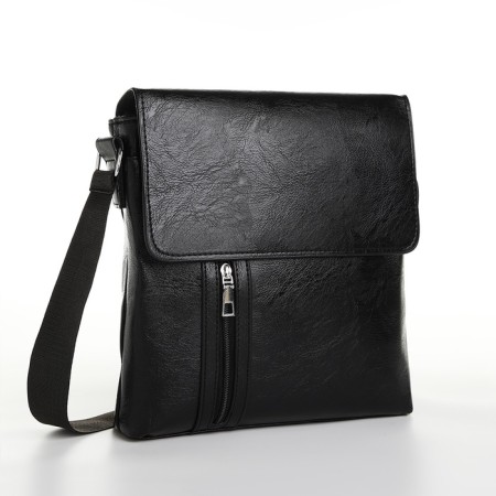 Male bag, black color