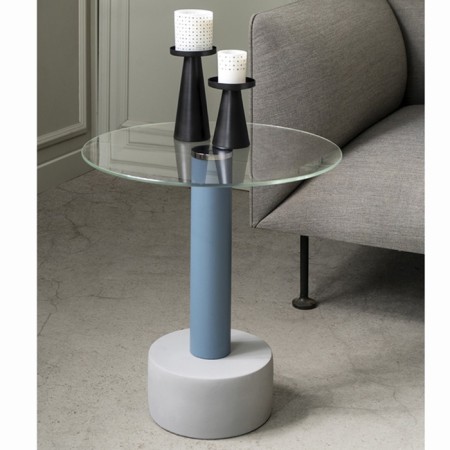 Coffee table, 480 × 480 × 500 mm, blue color