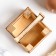 Wooden Kashpo 15 × 12.5 × 9.5 cm "odnushka light", two -string, firing we give beautifully