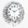 Wall clock, series: interior, "tree", smooth move, 1AA, D-37 cm, 57 x 56 cm