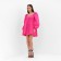 Women's dress MIST with voluminous sleeves, fuchsia, p.40-42