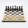 Grandmaster chess with checkers, 40x40 cm, set 2v1 "Aivengo" King H = 10 cm