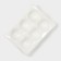 Egg stand porcelain Magistro "Blanche", 18 × 13 cm, white color