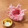 Stand for incense powder and cones "Coral", pink, 6.3x10 cm