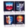 Notebook in a ruler 24 sheets, 4 types of mix, cover covering cardboard, transformers