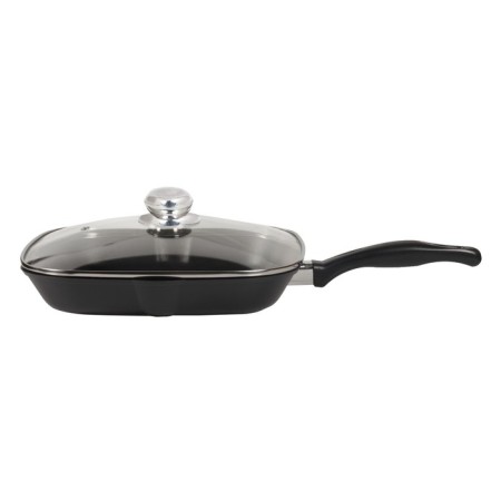 Pan -grill pan -chief, with a lid, cast aluminum, size 27x27 cm-2