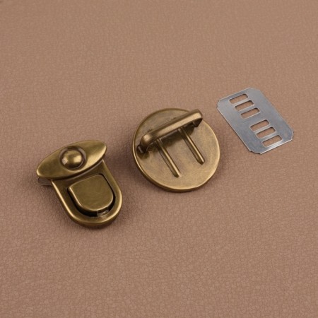 Bag -3 × 3 cm fastener, bronze color-2