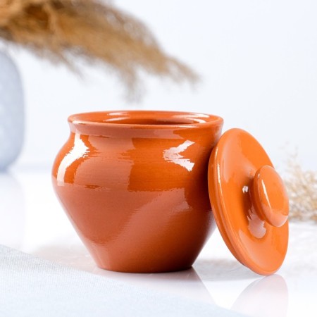 Set "Vyatka ceramics No. 3" 6x0.5 + grasp + shelf, terracotta-2