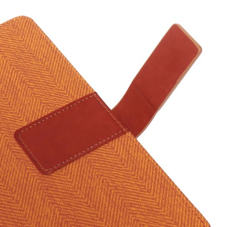 Organizer, A5, 128 sheets, cage, cover of leatherette, with a knife, "patterns", brown-5