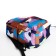 Youth backpack from textiles, 3 pockets, colorful color