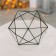 Florarium "Diamond" (black seams)