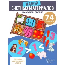 Counting material in the box 