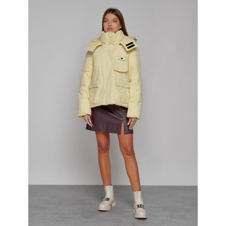 Winter jacket, size 50, light yellow color