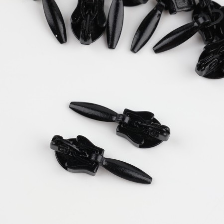 Automatic castle for a secret lightning, No. 3, 10 pcs, black color