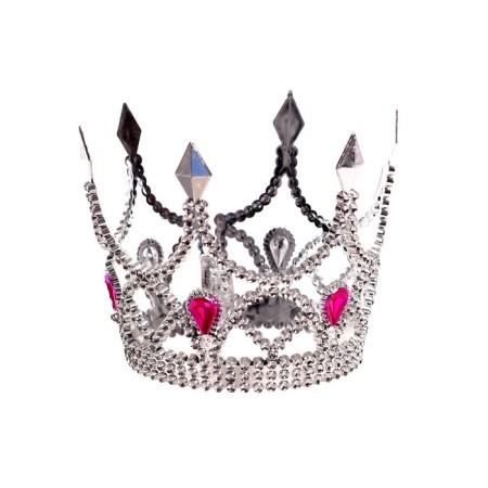 Carnival set "Queen", crown, skirt, white color-1